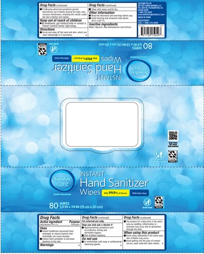 label image - instant hand sanitizer wipes 80 pcs alchol 70 vv